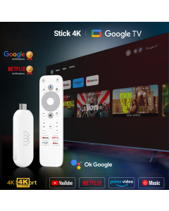 Homatics GD2 Stick 4K -  Google TV & Netflix 4K Certified - 2GB RAM 32GB Storage - Dolby Atmos