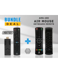 BuzzTV Vidstick 4K UHD Android 9 Stick - 2GB RAM | 16GB Storage PLUS ARQ-100 AIR MOUSE KEYBOARD REMOTE!