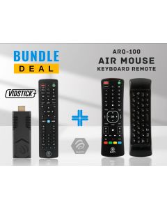 FREE GIFT! BuzzTV Vidstick+ (PLUS) 4K UHD Android 9 Stick - 4GB/32GB & ARQ-100 AIR MOUSE KEYBOARD REMOTE!