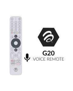 Buzztv G20 Google Voice Remote Control with Prime, Youtube, PlutoTV and Google Play keys