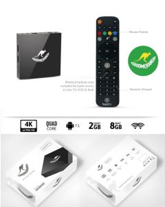 BuzzTV Boomerang Mate 1 - 4K UHD Android 7.1 - 2GB RAM & 8GB EMMc - Dual Band WiFi 