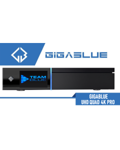 GigaBlue UHD Quad 4K PRO - 2x FBC DVB-S2 Tuner Enigma 2 Linux Digital Receiver