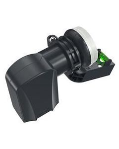 Labgear Visiblewave - SKY Q Compatible - Wideband Twin LNB 2 Outputs – Includes Fitted 40mm Mk4 Bracket with Spirit Level 