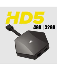 Buzztv HD5 Ultra HD 4K Android 11 Media Player Dongle Stick– 4GB RAM | 32GB eMMC Storage 