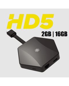 Buzztv HD5 Ultra HD 4K Android 11 Media Player Dongle Stick– 2GB RAM | 16GB eMMC Storage 