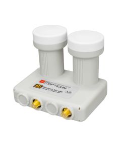 Opticum® RED Premium Monoblock Twin LNB H/A - Hotbird and Astra - 4K UHD Ready