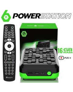 Buzztv PowerStation P6 UHD 8K Android 13 NVMe - 16B RAM & 128GB Storage Media Player-16GB