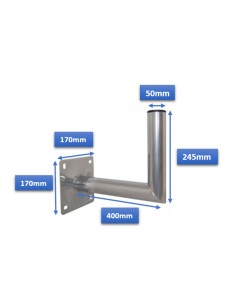 HQ SATELLITE DISH & TV WALL MOUNT BRACKET TUV APPROVED