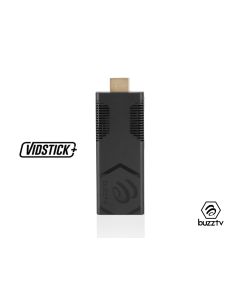 BuzzTV Vidstick+ (Plus) 4K Ultra HD Android 9 - 4GB RAM | 32GB Storage IPTV HDMI Stick.