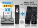 Buzztv X5 128 AX-C Android 11 Media Player with Microphone Backlit Air Mouse Keyboard Remote