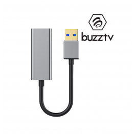 Compatible Gigabit LAN Adapter for Buzztv VidStick, VidStick+ and Vidstick Max | USB 3.0 Ethernet to RJ45 LAN