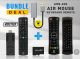 BuzzTV Vidstick 4K UHD Android 9 Stick - 2GB/16GB, 128GB Micro SD Card, 1GB LAN Adapter and Air Mouse Keyboard Remote