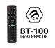Buzztv BT-100 Dual Bluetooth + IR Remote with Backlit Light Buttons Learning Remote (Lazer Cut Design) 