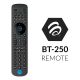 Buzztv BT-250 Dual Bluetooth + IR Remote with Built in Air Mouse and TV Learning Mode.