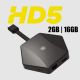 Buzztv HD5 Ultra HD 4K Android 11 Media Player Dongle Stick– 2GB RAM | 16GB eMMC Storage 