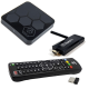 BuzzTV XRS 4000 4K UHD Android 9 with BuzzTV XPL3100 Android Stick and ARQ-100 Air Mouse Keyboard Remote - BUNDLE DEAL