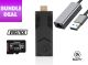BuzzTV Vidstick 4K Ultra HD Android 9 Stick - 2GB RAM | 16GB Storage PLUS 128GB Micro SD Android Memory Card and 1GB LAN Adapter