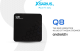 Xsarius Q8 - 4K UHD - Android OS 8 Oreo - Dual Band WiFi IPTV Media Player