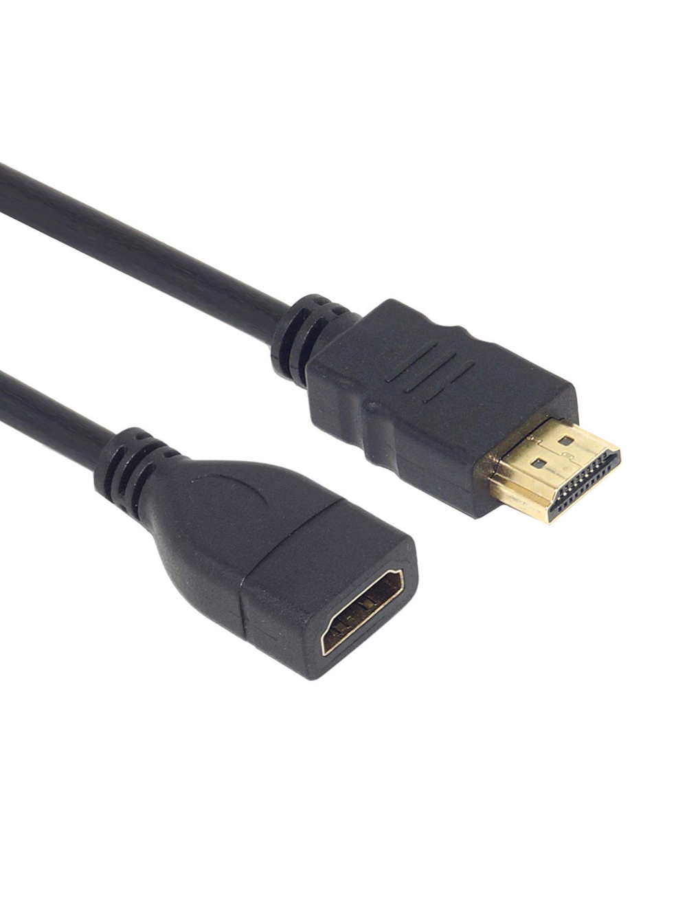 HDMI High Speed Male to Female Extension Converter with Ethernet Cable Lead