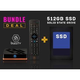 Buzztv XRS 4900 UHD 4K Android 9 Media Player – 4GB RAM | 128GB - NOW WITH 512GB SSD