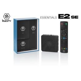 Buzztv Essentials E2 SE Ultra HD 4K – 4GB RAM | 32GB eMMC Storage - Android 9 Media Player