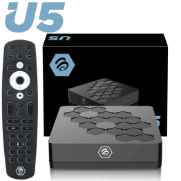 Buzztv U5 UHD 4K Android 11 Media Player | Wi-Fi 6 | 4GB RAM | 32GB eMMC Storage | Optional Internal Sata HDD/SSD Drive