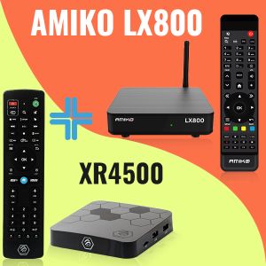 Buzztv XR4500 Android Media Player & Amiko LX800 Linux Player with MYTV – BUNDLE DEAL