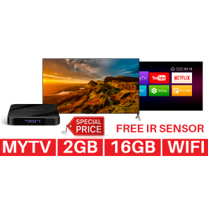  Amiko One 5G - 4K UHD Android 7.1 2GB Ram - 16GB Storage | MYTV | Dual Band WiFi | IPTV Media Player